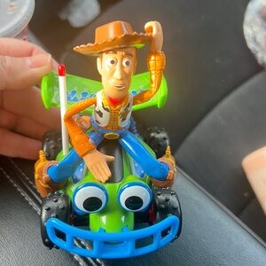 Disney Parks Exclusive Pixar Toy Story Woody Riding RC Pullback Car Figure 4.25"